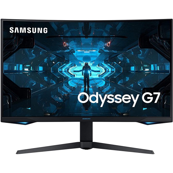 samsung 27 odyssey g7 gaming monitor with qhd 1000r curved screen 240hz refresh rate vesa display hdr10 PC Garage